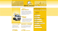 Desktop Screenshot of move-tastic.com